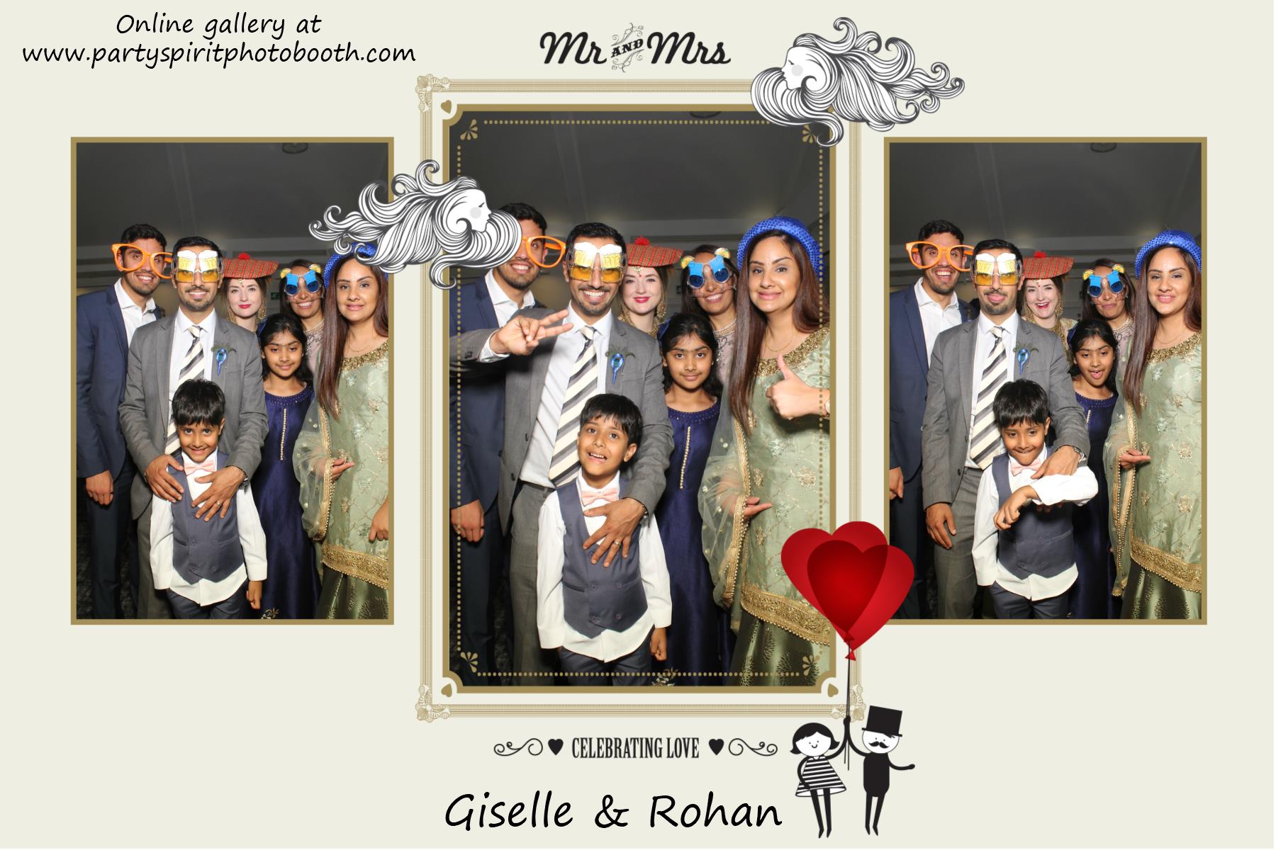 Giselle and Rohan's Wedding | View more photos from the event at gallery.partyspiritphotobooth.com/u/PartySpiritPhotoBooth/Giselle-and-Rohans-Wedding